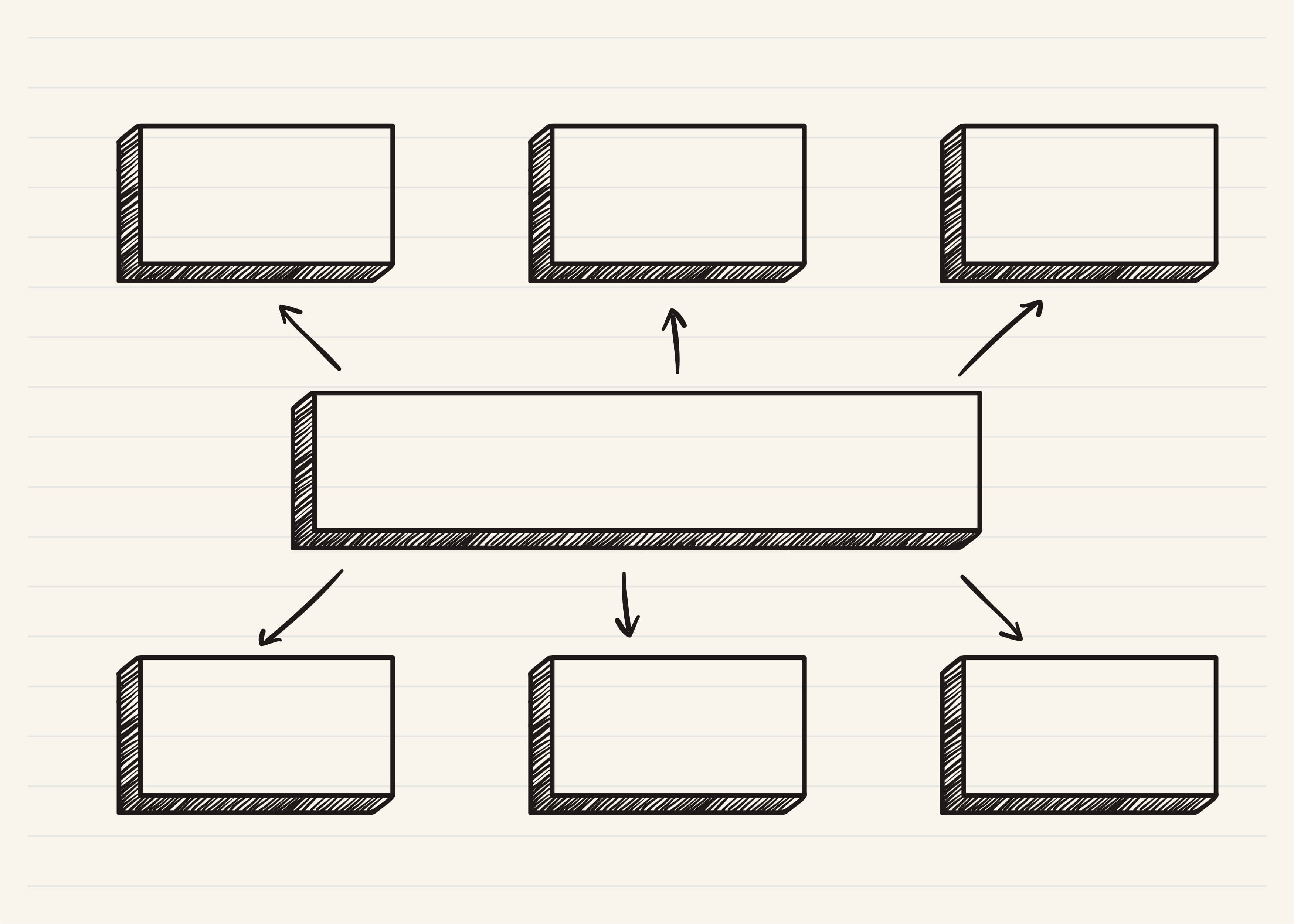 A sketch-style diagram representing practical systems thinking (light theme)